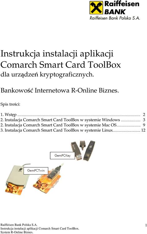 comarch smart card toolbox|Drivers .